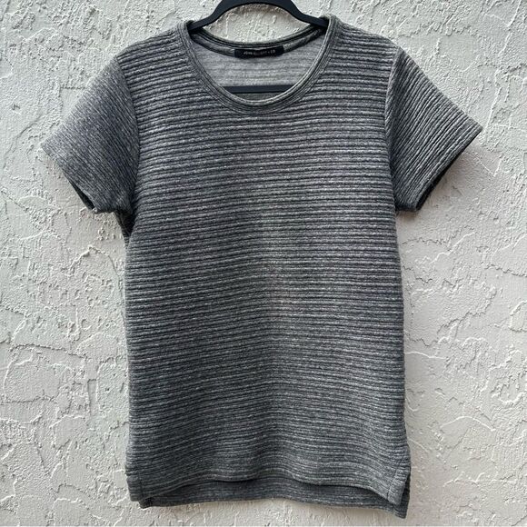 JOHN ELLIOTT Ribbed T Shirt Men Size 1/ Small Gray - Picture 1 of 7